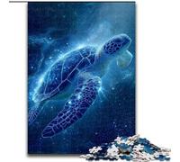 Ocean Turtle Jigsaw Puzzles for Teenagers 1000 Jigsaws, Staycation Kill Time Every Piece Is Unique - Challenging Family Fun Game (26x38cm)