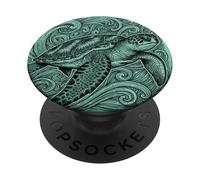 Ocean Turtle Mandala Waves PopSockets Adhesive PopGrip
