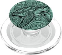 Ocean Turtle Mandala Waves PopSockets PopGrip for MagSafe