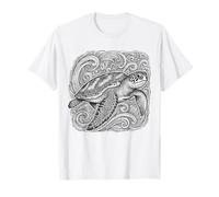 Ocean Turtle Mandala Waves T-Shirt