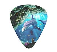 Ocean Underwater Dolphin Fish Stolmx Guitar Pick Set - Full Print Design, 3 Thicknesses Available