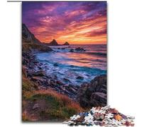 Ocean View 1000 Piece Jigsaw Puzzles, Family Fun Games Fun at Home Activities, Birthday Present, Travel Gifts (26x38cm)