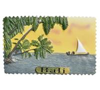 Ocean View Bali Indonesia Fridge Magnet Travel Souvenir Refrigerator 3D Decorative Magnet Hand Painted Craft