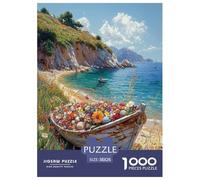 Ocean View Jigsaw Puzzles 1000 Piece Beautiful Scenery for Adults Fun Stress Relief Toy Intellectual Game Education Game Home Decoration Challenge Educational 38x26cm/1000pcs