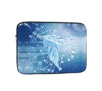 Ocean Water Pattern 12 inch laptop bag, inner protective sleeve, portable and suitable for business trips or travel