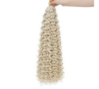 Ocean Wave Braiding Synthetic Hair Extensions Crochet Braids Afro Curls Curly Braid #613 22INCHES#1PcsLot