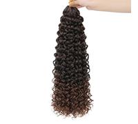 Ocean Wave Braiding Synthetic Hair Extensions Crochet Braids Afro Curls Curly Braid T1B30 22INCHES#1PcsLot