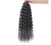Ocean Wave Braiding Synthetic Hair Extensions Crochet Braids Afro Curls Curly Braid T1Bgray9 22INCHES#1PcsLot