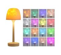 Ocean Wave Ceiling Projector, 16 Colors Dimmable Ocean Wave Projector Light Water Ripple Northern Night Light with Remote, Cordless LED Aurora Projectors for Bedroom Kids Room Living Room Party