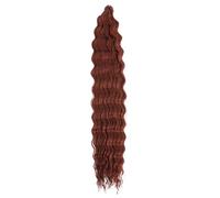 Ocean Wave Crochet,3 Packs Deep Braiding Hairs,Deep Curly Twist Crochet Hair for Daily Use(Color 360,30inch-75cm)