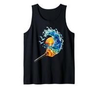 Ocean Wave Glass Blowing Hot Glass Artist Tank Top