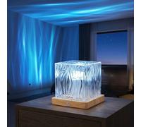 Ocean Wave Lamp, Northern Lights Aurora Projector with Remote Control, 16 Colors Dimmable Night Light for Bedroom, Mood Lighting & Sensory Lights for Kids Adults, Ocean Wave Lamp for Room Decor
