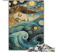 Ocean Waves 1000 Piece Jigsaw Puzzles for Teenagers, Brain Intelligence Challenge Addictive Toys for Home Decoration (50x75cm)