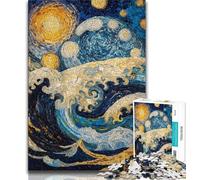 Ocean Waves 2000 Piece Jigsaw Puzzles for Teenagers Gifts,Staycation Kill Time with Fully Interlocking Randomly Shaped Pieces 70x100cm