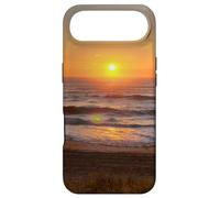 Ocean Waves Beach Theme Sunrise Phone Case Orange Hue Case for iPhone Air