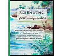 Ocean Waves Composition Notebook: 150 College Ruled Lined Pages - 7.5 x 9.25 in - Aesthetic Watercolor Beach Design Journal for Students, Dreamers and Creative Writing