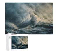 Ocean Waves Jigsaw Puzzle, 1000 PCS, Indoor Activity for The Home, An Absorbing Project for Relaxed Weekends, for Family Fun