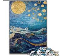 Ocean Waves Jigsaw Puzzles for Teenagers 1000, Pattern Assembly Deal As Gifts for The Whole Family Suitable for And 14 (50x75cm)