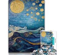 Ocean Waves Jigsaw Puzzles for Teenagers 2000 Jigsaws,Brain Intelligence Challenge Addictive Toys for Home Decoration 70x100cm