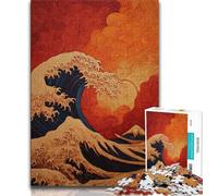 Ocean Waves Jigsaw Puzzles for Teenagers 2000 Piece,Educational Games Home Decoration Suitable for Desktop Decoration 70x100cm
