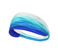 Ocean Waves Maritime Bird Print Exercise Elastic Band Adjustable Fit Yoga Hiking