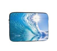 Ocean Waves Pattern 15 inch laptop bag, inner protective sleeve, portable and suitable for business trips or travel