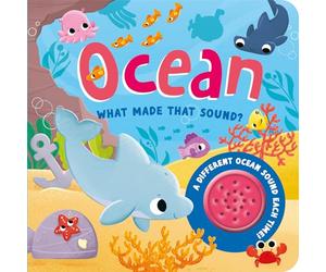 Ocean - What Made That Sound? Round Button Sound Book | Interactive Children’s Board Book with Ocean Sounds | Ages 2+