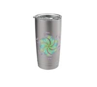 Ocean Whirl - Spiral Pattern Summer Lightness fp_4A Stainless Steel Insulated Tumbler