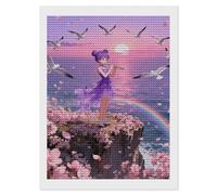 Ocean Wind Song Diamond Art Kits for Adults 12"x16" DIY Diamond Painting Kit for Beginners Gem Art Painting with Round Full Drill Diamonds DIY Paint Paintings for Home Wall Decor Gift