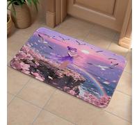 Ocean Wind Song Front Door Mat, Heavy Duty Bathroom Rugs Durable Welcome Mat for Outdoor Indoor, Super Absorbent Bath Rugs for Entryway Outside Patio Porch, 40x60cm
