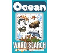 Ocean Word Search: Easy Read Print - Puzzle Book for Adults, Teens & Seniors: 50+ Relaxing Ocean-Themed Word Search Puzzles Featuring Marine Life, Sea ... 6x9 inches, 110 pages| Perfect Gift