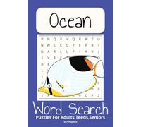 Ocean Word Search Puzzle Book: Word Searches with Easy to Read Text about Oceans, Fish, Boats, and More | 6x9 Inches, 110 Pages | 50+ Puzzles ... Gift for Vacations, Holidays, and Free Time