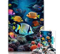Ocean World Puzzles for Adults Teens 1000pc Puzzle,Toys Educational Games Stress Relieving Wishlist with Santa Claus (50x75cm)