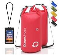 Oceandrybag - Waterproof Dry Bag Backpack - Floating Dry Sack Portable for Kayaking, Beach, Rafting, Boating, Hiking, Camping, Fishing with Waterproof Phone Case - Keep Your Gear Clean & Dry