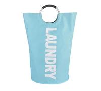 Oceanevo® 90L Collapsible Laundry Basket, Laundry Bag, Freestanding Tall Clothes Hamper, Foldable Washing Basket (Duck Egg)