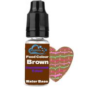 oceanevo Food Colouring - Liquid Concentrated Food Colours for Ice-cream, Fondant, Cake Icing & Decorating, Baking Edible Food Grade Dye Droplets (Chocolate Brown, 500ml)
