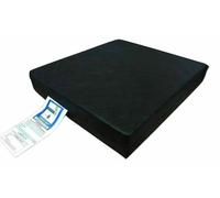 oceanevo® Wheelchair Seat Pad Replacement Cushion Pad Top Comfort Support Deep Pressure Relief Memory Foam with Washable Black Zip Cover (18 x 16 x 3)