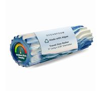 Oceanfoam Royal Marbled Ripple Roller - Ergonomic Textured Myofascial Back Muscles Massage Foam Roller - Yoga, Athletics, Body Stiffness, Stretching Exercises, Compact Balance Trainer