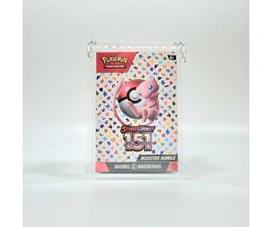 OceanFrog Collectables - DOES NOT FIT PERFECT ORDER/ASCENDED HEROES/CHAOS RISING - Acrylic Display Case Protector Pokemon Booster Bundle 1-Pack Magnetic Lid, Anti-UV Acrylic Case Protector Stackable