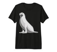 Oceania - Australia - New Zealand - Animals - Seal Premium T-Shirt