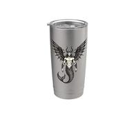 Oceanic Crocell Demon Illustration Stainless Steel Insulated Tumbler