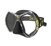 Oceanic Cyanea Ultra Scuba Mask - Clear Lens - Black/Yellow