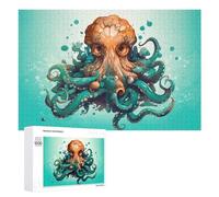 Oceanic Majesty The Octopus - Challenging Puzzle for Adults, 1000 PCS, Thoughtful Present - for Shared Table Time