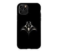 Oceanic Manta Ray Vintage Scientific Marine Art Illustration Case for iPhone 11 Pro