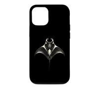 Oceanic Manta Ray Vintage Scientific Marine Art Illustration Case for iPhone 12/12 Pro
