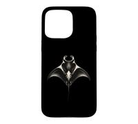 Oceanic Manta Ray Vintage Scientific Marine Art Illustration Case for iPhone 15 Pro Max