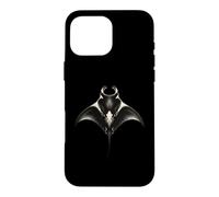Oceanic Manta Ray Vintage Scientific Marine Art Illustration Case for iPhone 16 Pro Max