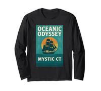 Oceanic Odyssey Ship Shirt Vintage Maritime Mystic CT Voyage Long Sleeve T-Shirt
