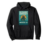 Oceanic Odyssey Ship Shirt Vintage Maritime Mystic CT Voyage Pullover Hoodie