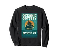 Oceanic Odyssey Ship Shirt Vintage Maritime Mystic CT Voyage Sweatshirt